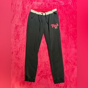 Y2K Abercrombie & Fitch “Fitch 92” Black Jogger Sweatpants